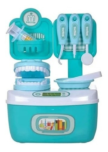 Set Maleta Dentista Doctor, Juego Didáctico Niños 12 Piezas