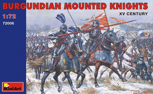 Burgundian Mounted Knights Xv Century - 1/72 Miniart 72006