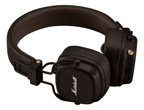 Audífonos Inalámbricos Marshall Major V Bluetooth Color Café Luz Blanco