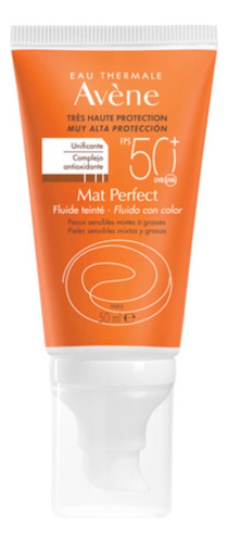 Avene Protector Solar Mat Perfect Fluido Con Color