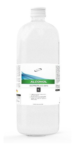 Alcohol Isopropílico 99% - Alta Pureza - 1 Litro