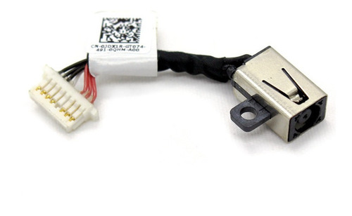 Conector Dc Jack Com Cabo P/ Notebook Dell Inspiron 15-7579