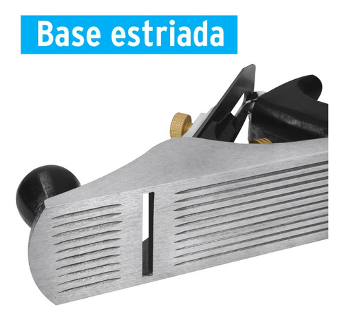 Cepillo Garlopa Para Carpintero # 4 Estriado, 2 Cuchillas Tr