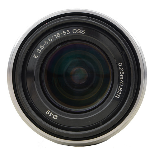 Objetiva Sony 18-55mm Mirrorless Sony Sel Prata (Usado)