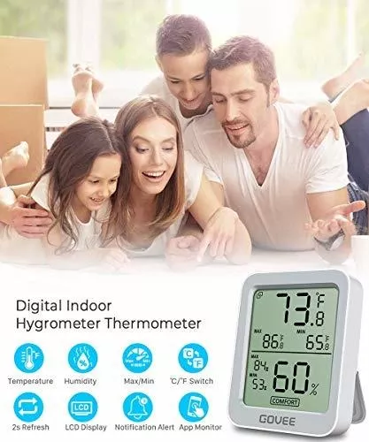 Termómetro Higrómetro Sensor Humedad Temperatura Bluetooth