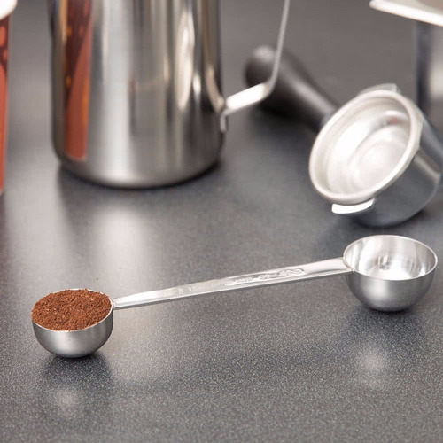 Cuchara Medidora De Café 1 Y 2 Tazas Tablecraft Color Acero Inoxidable