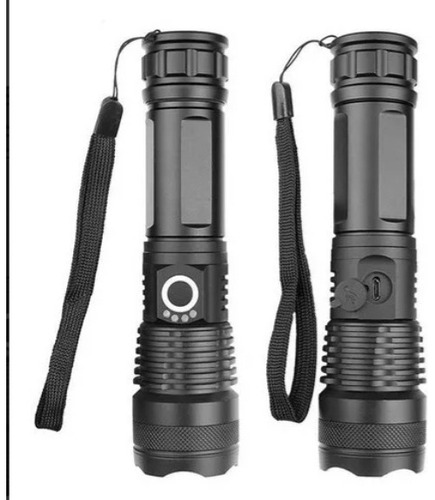 Linterna P50 Táctica Militar Camping Led Zoom Recargable Col