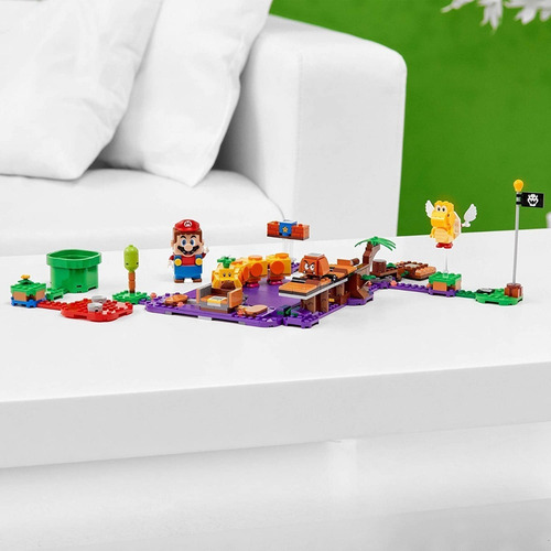 Imagen 4 de 10 de Lego Super Mario 71383 Pantano Venenoso De Wiggler 374 Pzs