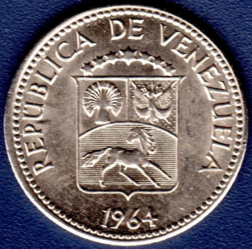 Moneda De 5 Céntimos 1964 Puya