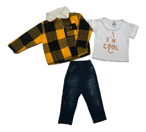 Conjunto Tres Piezas Leñador Unisex