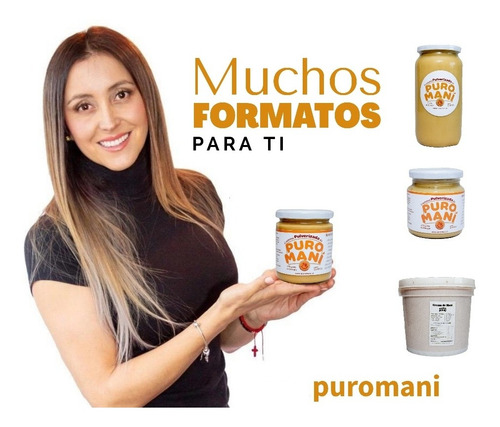 Imagen 5 de 5 de 500 Grs Crema De Maní Puro Maní Chocolate