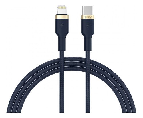 Cable Usb C Para Lightning Marca Trv Modelo Cab117 1 Metro