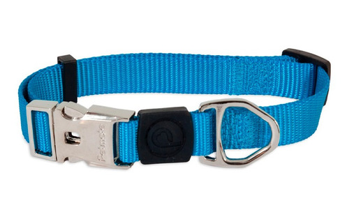 Collar Ajustable Deluxe Para Perros Petmate Azul 3/4 X14-20 