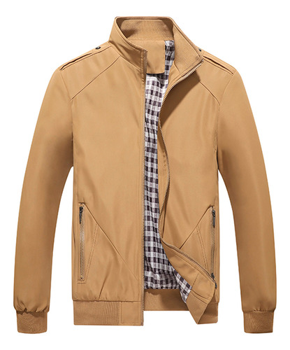 Chaqueta En Forma De P Para Hombre, Casual, Cortavientos, De