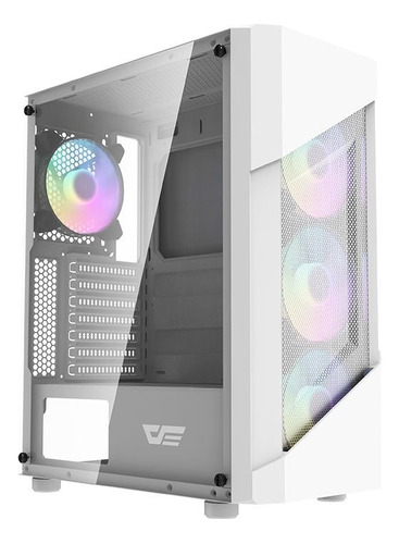 Gabinete Gamer Aigo Darkflash Pollux, Mid-tower Lat Vidro Wh