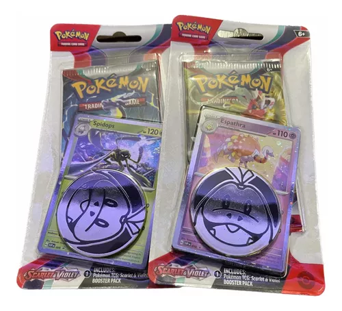 Pokemon - Pokemon TCG Scarlet & Violet Checklane Blister (Vários modelos) ㅤ, JOGOS DE MESA