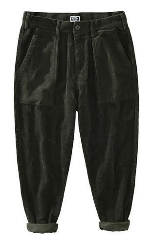 Pantalones Gruesos De Pana De Algodón 100% Para Hombre