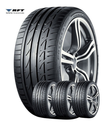 Kit 4u 245/45 R19 Potenza S001 Rft Runflat Bridgestone Envío