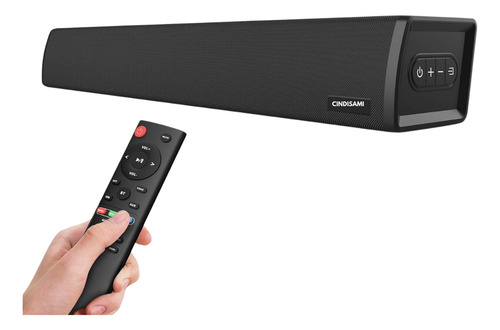 Barra De Sonido Teatro En Casa Bluetooth Coaxial 60w 24 Pulgadas Negro 50hz Control De Bajos Multientrada Usb Control Remoto