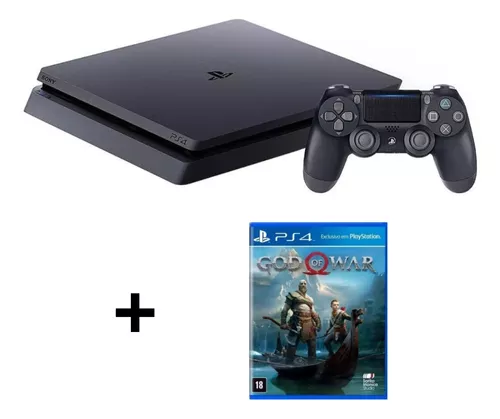 Playstation 4 (Ps4) Slim + 1 Controle + 9 Jogos Mídia Física, Console de  Videogame Sony Usado 94688993