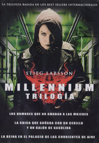 Millennium Stieg Larsson Trilogia 1 2 3 Peliculas Dvd