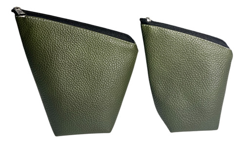 Kit Set Matero Bolso Premium + Yerbero Y Azucarero Verde Militar