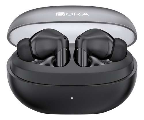 Fones de ouvido intra-auriculares sem fio Bluetooth de 1 hora Aut207 Fones de ouvido sem fio Bluetooth 5.3 pretos