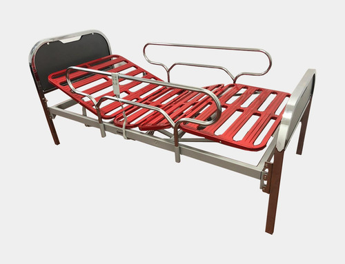 Alquiler De Cama Ortopédica Manual Con Colchón Y Barandas