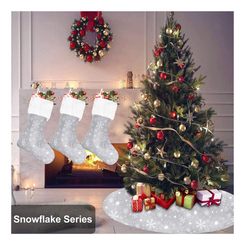 Senneny Medias De Navidad - Paquete De 4 18 Medias De Navida