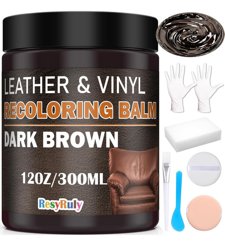 Bálsamo Recolorante Para Cuero, Kit De Reparación De Tinte P