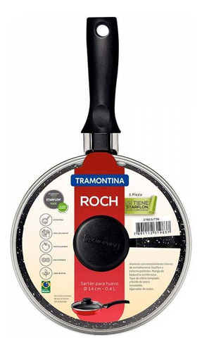 Sarten Tramontina 14 Cm Roch Tapa Vidrio 27815736