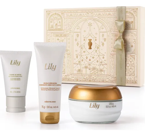 comprar O Boticário Kit Lily Acetinados ( 3 Itens)