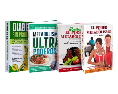 Pack Frank Suarez Metabolismo Ultra Poderoso Sus 5 Libros