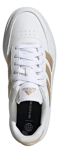 Tenis adidas de mujer blanco con dorado new arrivals