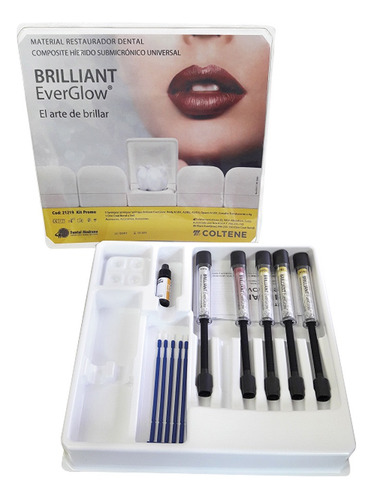 Composite Kit Brilliant Everglow X 5 Jeringas + Adhesivo