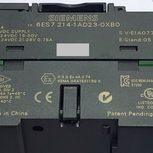 Siemens 6es7 214-1ad23-0xb0 Cpu 224 6es7214-1ad23-0xb0 (Usado)
