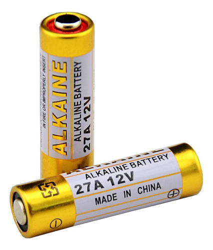 Pila Bateria Alcalina 27a 12v Control Alarmas Porton Timbres