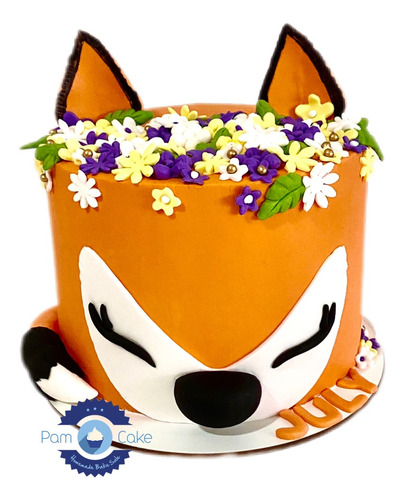 Torta Artesanal Cumpleaños Zorrita Zorro Zorrito Woodland