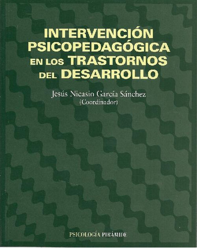 Libro Intervención Psicopedagógica En Los Trastornos Del Des