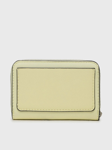 Billetera Sculpted Amarillo Calvin Klein