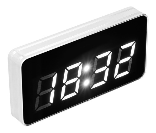 Reloj Despertador Digital Para Escritorio, Espejo De Cristal