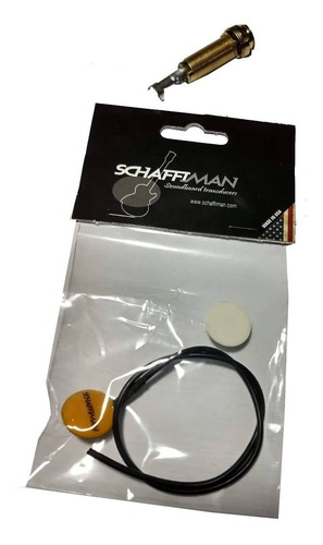 Imagem 1 de 2 de Captador Schaffiman Nm350 Com Jack Violão