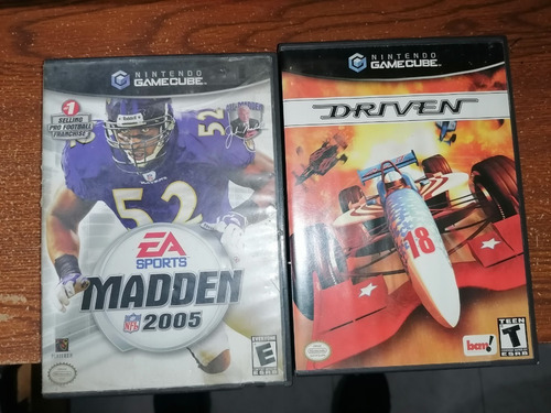Dos Juegos De Game Cube. Driven. Madden 2005. (Usado)