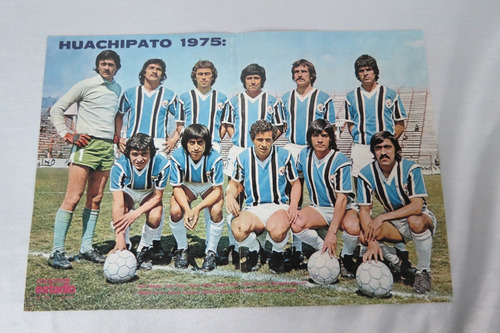 Huachipato  Año 1975  Póster Revista Estadio Fútbol Chileno