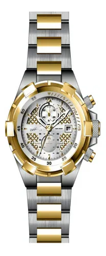 Reloj pulsera Invicta Aviator 28120 de cuerpo color acero para