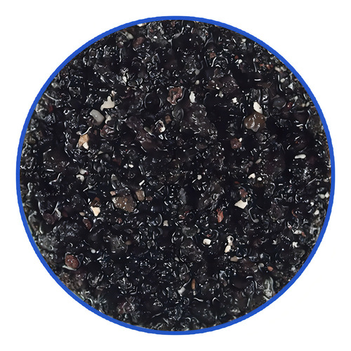 Sustrato basáltico negro Aragalive para acuarios marinos, 9 kg