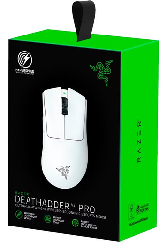 Mouse Inalambrico Gamer Razer Deathadder V3 Pro - Blanco