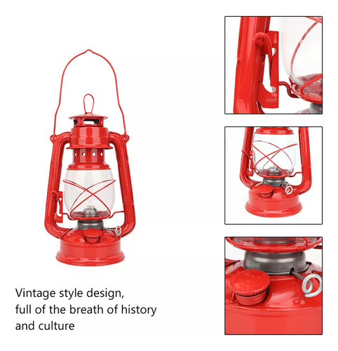 ' Lampara De Queroseno Vintage Lamp De Aceite De Linterna D