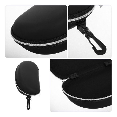 Funda Rígida Con Cremallera Para Gafas De Sol, Portátil, Caj