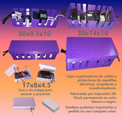 Organizador De Cables Hecho De Caja De Zapatos - Tozapping.com  Organizador  de cables, Caja de zapatos, Organización de cables